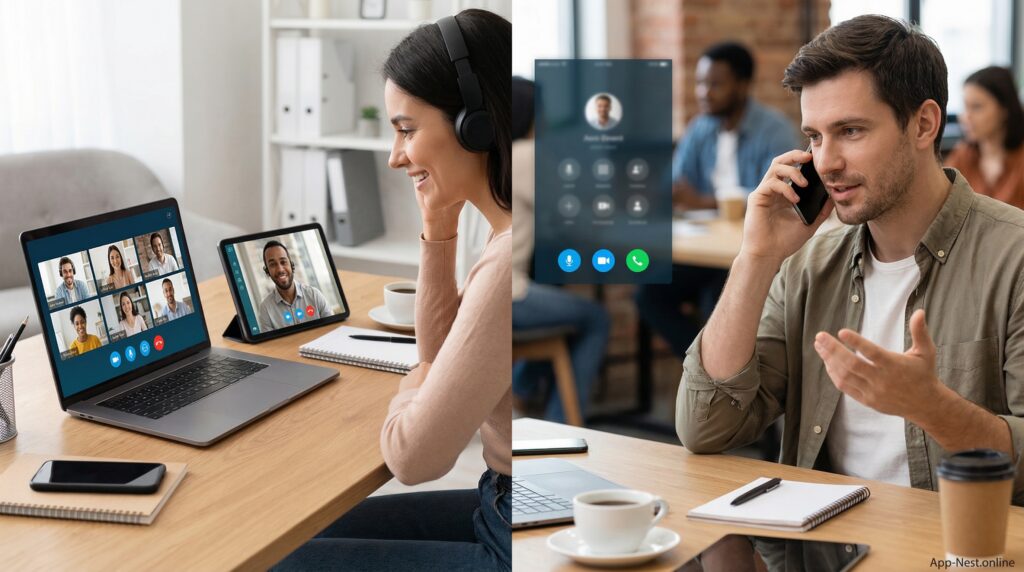 Video and Voice Calling Apps for Real Time Communication